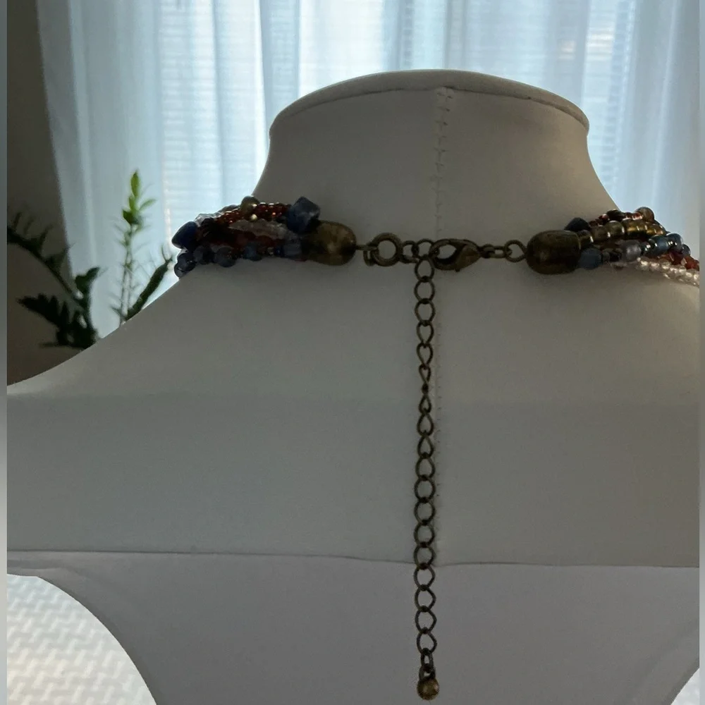 J. Crew Vintage Compass Rose Pendant Necklace